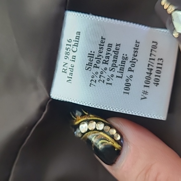 Coldwater Creek Brown Blazer size 16 - Picture 4 of 6